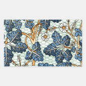  wijn rechthoekige sticker (Voorkant)