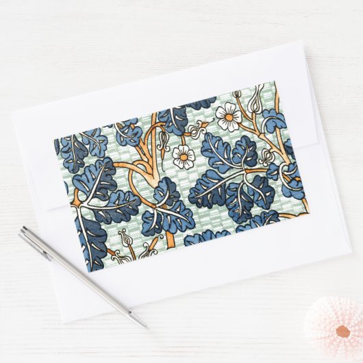  wijn rechthoekige sticker (Envelop)