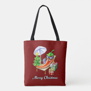 Wijn Red Funny Merry Christmas Pepper Tote Bag
