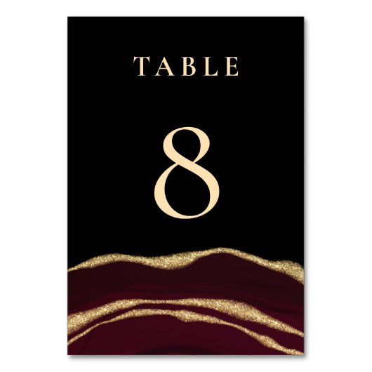 Wijn rode agaat edelsteen Tafel Kaart (Achterkant)