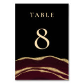 Wijn rode agaat edelsteen Tafel Kaart (Voorkant)