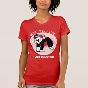 Wijn roept en ik moet gaan Drinkhumor T-shirt