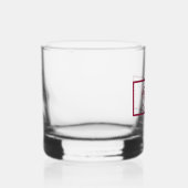 Wijn Rood Gepersonaliseerde bruiloft Beste Man Roc Whisky Glas (Rechts)