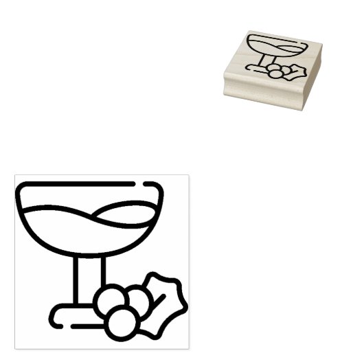 wijn rubberstempel (Gestempeld)