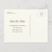 Wijn Save the Date Elegant Verjaardagsfeest Aankondigingskaart (Achterkant)