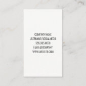 Wijn schenken | Marmer Kurk Achtergrond Visitekaartje (Achterkant)