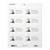 Wijn smelt me etiket (Full Sheet)