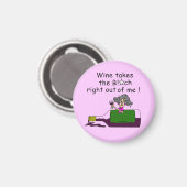 Wijn smelt me magneet (Voorkant / Achterkant)