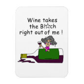 Wijn smelt me magneet (Verticaal)