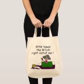Wijn smelt me tote bag (Voorkant (product))