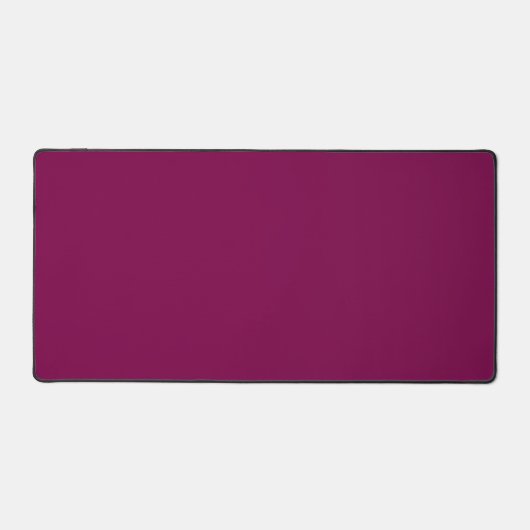 Wijn Solid Color Desk Mat (Voorkant)