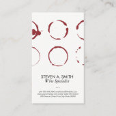 Wijn Stains | Winnerij Visitekaartje (Voorkant)