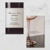 Wijn Steward Wine Bottle Visitekaartje (Voorkant / Achterkant)