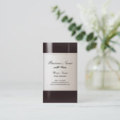 Wijn Steward Wine Bottle Visitekaartje (Staand voorkant)