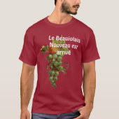 Wijn T shirt Beaujolais Nieuw (Voorkant)