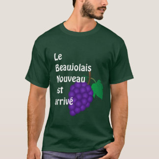 Wijn T shirt Beaujolais Nieuw