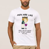 Wijn T-Shirt van vun Man (Voorkant)