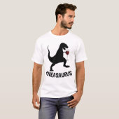 WIJN T-shirts, WINEASAURUS Grappig T-shirt (Voorkant volledig)