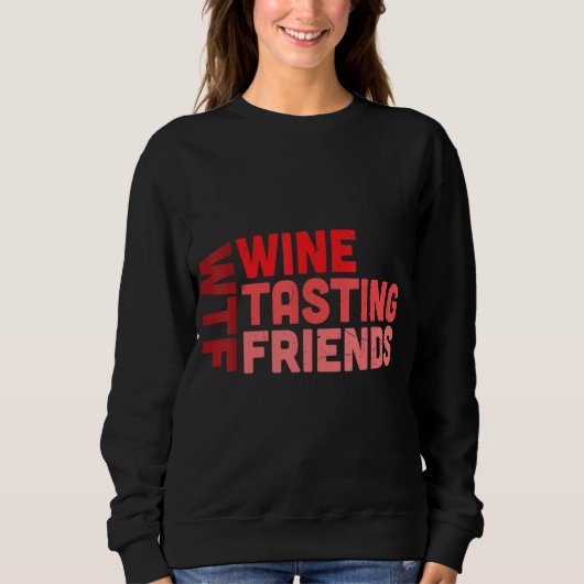 Wijn Tasting Friends Wine Trui (Voorkant)