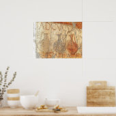 Wijn te koop aangeboden poster (Keuken)