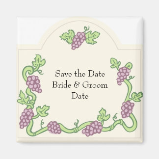 Wijn Thema Save the Date Magneten
