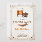 Wijn thema volwassen verjaardag uitnodiging (Voorkant)