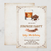 Wijn thema volwassen verjaardag uitnodiging (Voorkant / Achterkant)