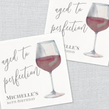 Wijn tot in de perfectie op de verjaardag