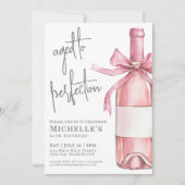 Wijn tot in de perfectie verjaardagsfeestje kaart (Voorkant)