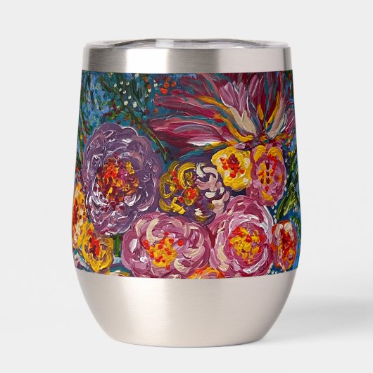 Wijn Tumbler warm of koud thermisch (Achterkant)