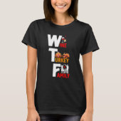Wijn Turkey Family Wtf Funny Thanksgiving Day Quot T-shirt (Voorkant)