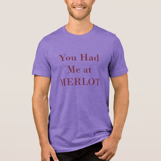 Wijn Uur Tri-Blend Shirt (Voorkant)