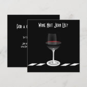 Wijn van Cocktail die niet bij ons komt? Personali Kaart (Voorkant / Achterkant)