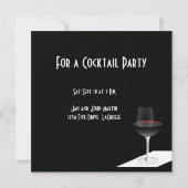 Wijn van Cocktail die niet bij ons komt? Personali Kaart (Achterkant)