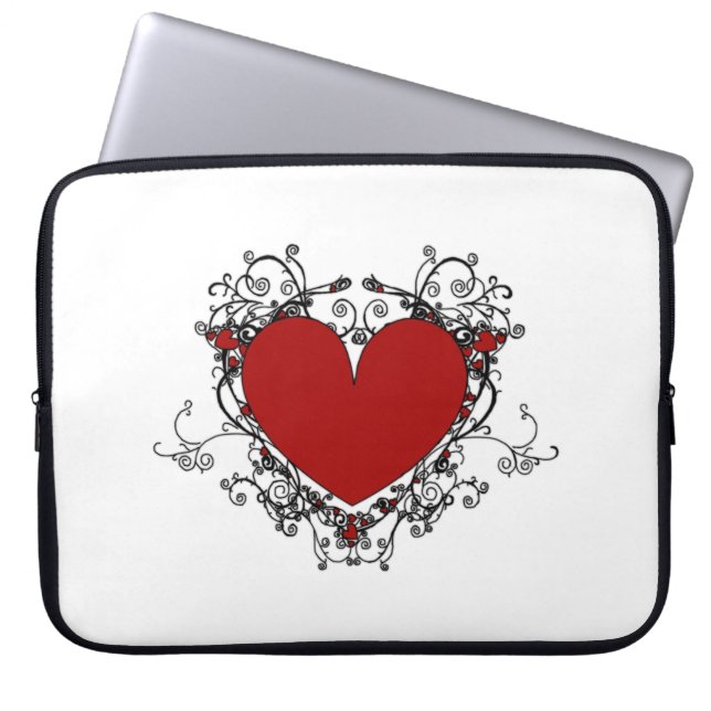 Wijn van hart voor hoesje laptop sleeve (Voorkant)