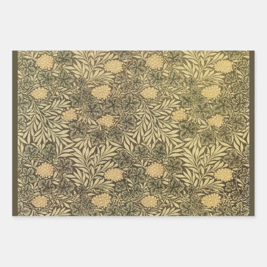 Wijn van William Morris,  textielpatronen Inpakpapier Vel (Voorkant 3)