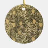 Wijn van William Morris, textielpatronen Keramisch Ornament (Voorkant)