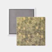Wijn van William Morris,  textielpatronen Magneet (Voorkant / Achterkant)
