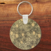 Wijn van William Morris,  textielpatronen Sleutelhanger (Achterkant)