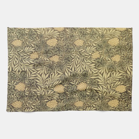 Wijn van William Morris,  textielpatronen Theedoek (Horizontaal)