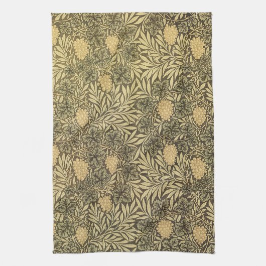 Wijn van William Morris, textielpatronen Theedoek (Verticaal)