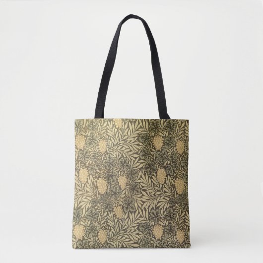 Wijn van William Morris,  textielpatronen Tote Bag (Voorkant)