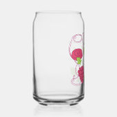 Wijn verbetert met leeftijd blikvorm glas (Rechts)