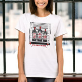 Wijn veroorzaakte de misdaad Grappig T-shirt