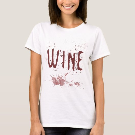 Wijn Versie 2 T-shirt (Voorkant)