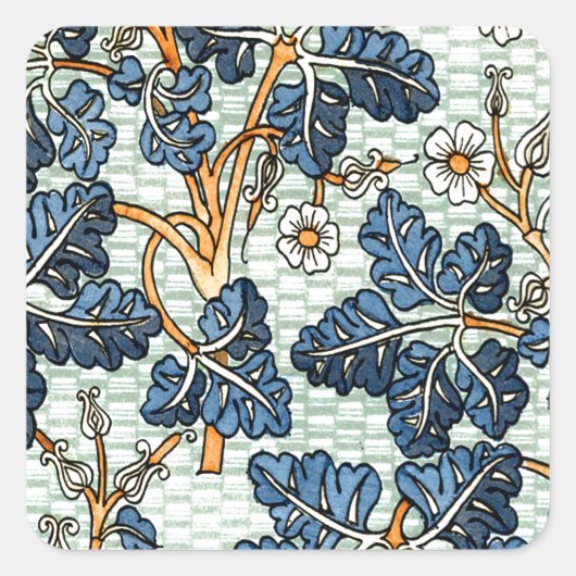  wijn vierkante sticker (Voorkant)