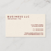 wijn. visitekaartje (Achterkant)