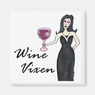 Wijn Vixen (geen Gezegde) Magnet