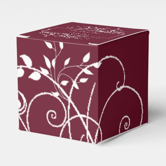 Wijn Vlaams bruiloft Bedankdoosjes (Voorkant Zijde)