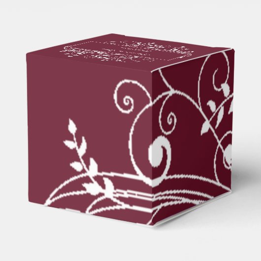 Wijn Vlaams bruiloft Bedankdoosjes (Achterkant)